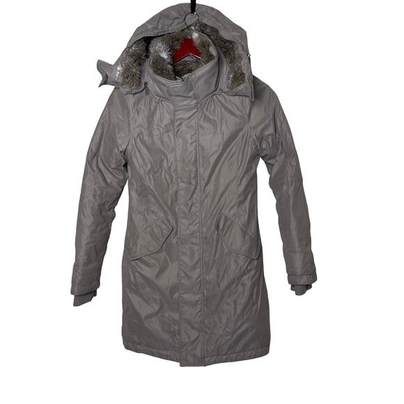 Aritzia Babaton Oskar Parka in taupe grey sz XXS - Picture 1 of 9
